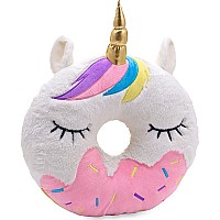 Vanilla Scented Unicorn Donut Pillows