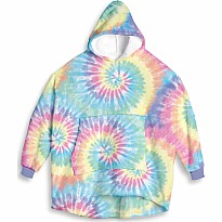 Pastel Delight Fuzzy HUUUGEY - Oversized Hoodie (Ages 12 and up)