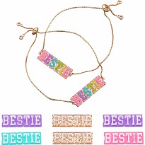 J.V. Charm Club- Collegiate Charm Besties Bracelet