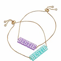 J.V. Charm Club- Collegiate Charm Besties Bracelet