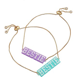 J.V. Charm Club- Collegiate Charm Besties Bracelet