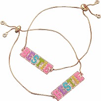 J.V. Charm Club- Collegiate Charm Besties Bracelet