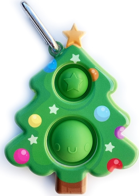 OMG Mega Pop Christmas Tree KEYCHAIN - The Toy Box Hanover