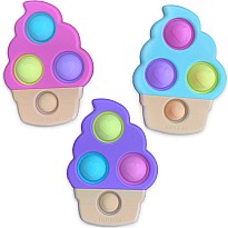 OMG Mega Pop - Mini Ice Cream Cone Poppies (Purple)