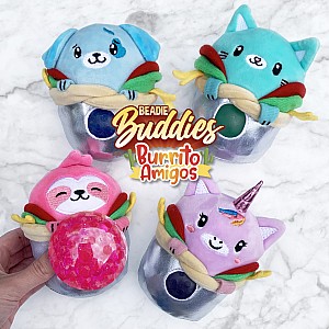 Burrito Amigos Beadie Buddies - Sensory Plush Squishy Toy