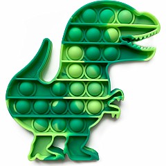 OMG Pop Fidgety - Tie-Dye Dinosaur