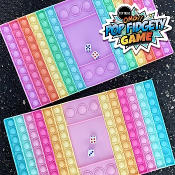 OMG Pop Fidgety - Rectangle Board Game (assorted - sold individually)