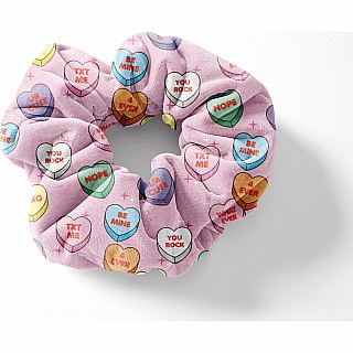 Candy Heart Scrunchie Set 2 per card