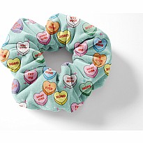 Candy Heart Scrunchie Set 2 per card