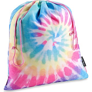 Pastel Delight Tie-Dye Canvas Sling Bag
