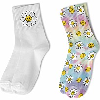 Crew Sock 2 Pack - Daisy