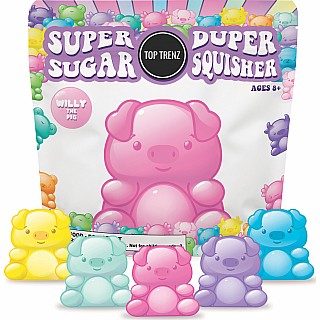 Super Duper Sugar Squisher - Pig (assorted)