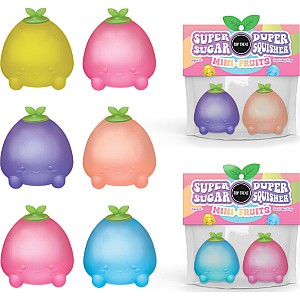 Super Duper Sugar Squisher - Mini Fruits 2 Pack (assorted)
