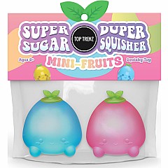 Super Duper Sugar Squisher - Mini Fruits 2 Pack (assorted)