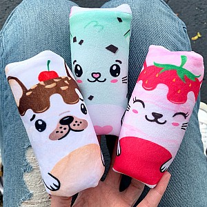 Two Flippin' Cute - Plush Water Wiggler Ice Cream Collection