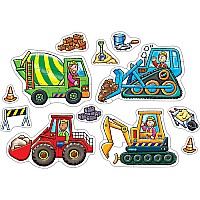 Big Wheels 4 and 8 piece puzzles