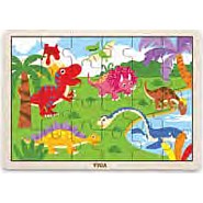 Dinosaurs 16 Piece Wooden Puzzle