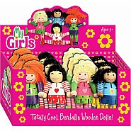 My Girls bendable wooden doll (assorted)