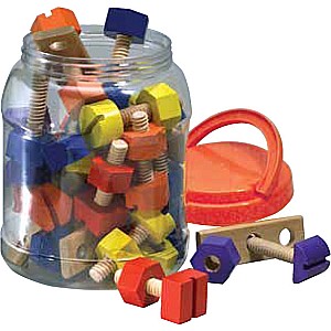Bucket or Wooden Nuts & Bolts 