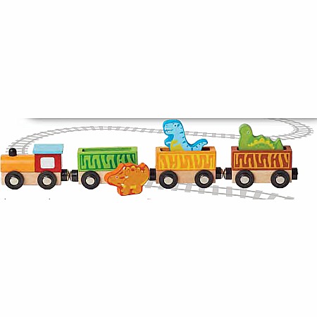 Wooden Dinosaur train