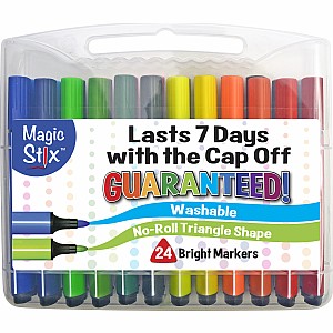 Magic Tri Stix 24 Color - Cap off for 7 days