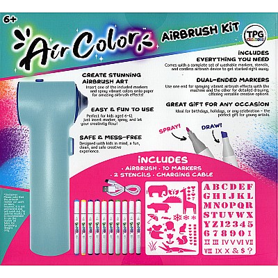 Aircolor Airbrush Kit (includes markers)