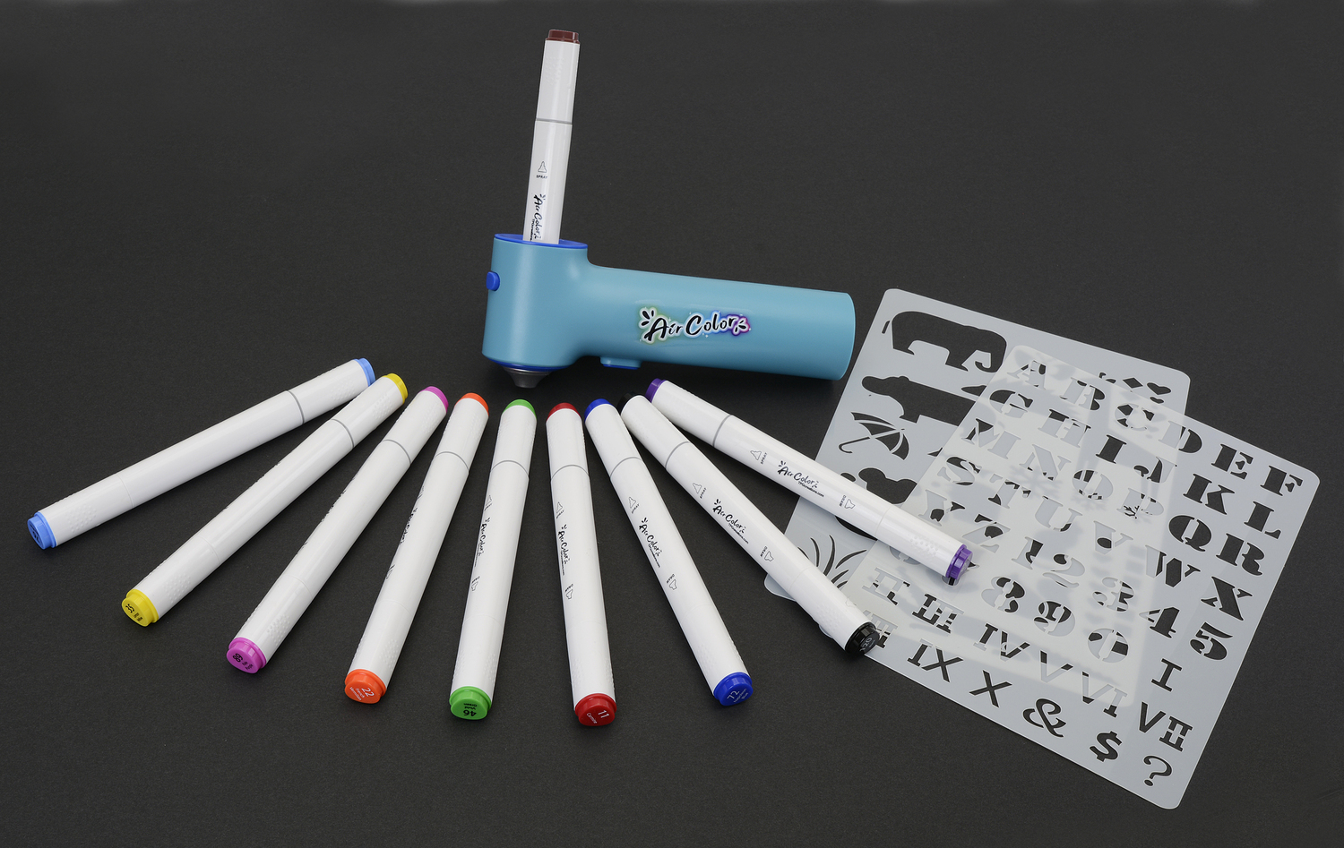 Aircolor Airbrush Kit (includes markers)