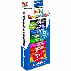 Kwikstix Tempera Paint  12 Classic Colors