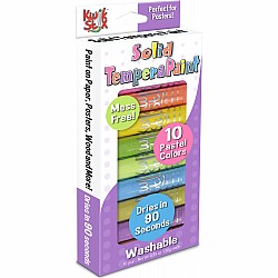 Kwik Stix Tempera Paint- Pastel 10 Colors