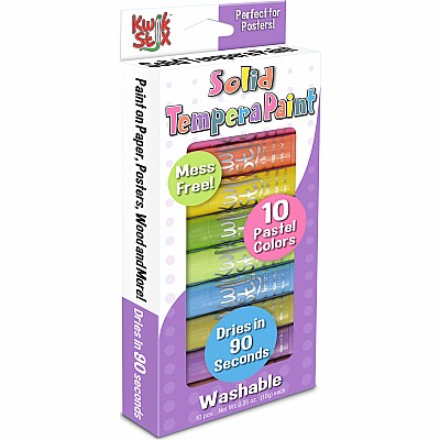 Kwik Stix Tempera Paint- Pastel 10 Colors