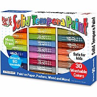 Kwik Stix Tempera Paint- Art Set 30 Colors