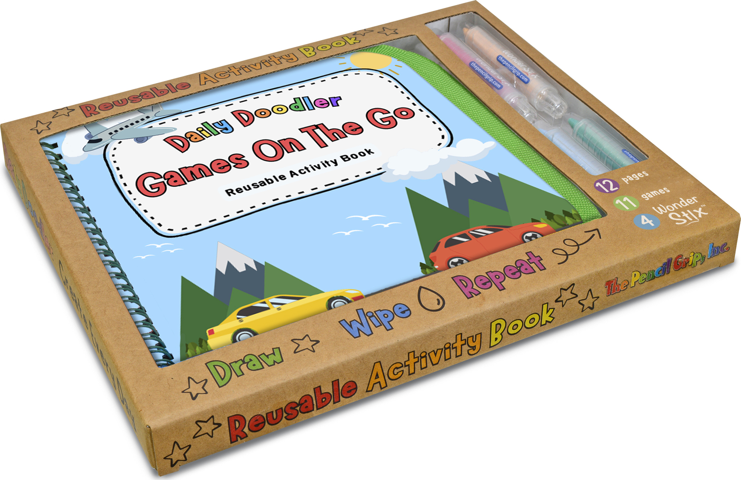 Daily Doodler Games on the Go Activity Book