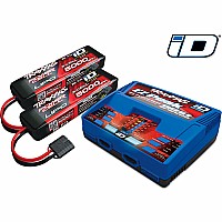 Battery/charger completer pack (includes #2972 Dual iD charger (1), #2872X 5000mAh 11.1V 3-cell 25C LiPo battery (2))