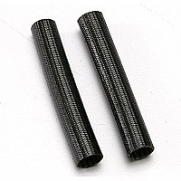 Heat shield tubing, fiberglass (2) (black)