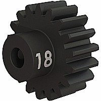 Gear, 18-T pinion (32-p), heavy duty (machined, hardened steel)/ set screw