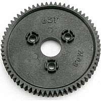 Spur gear, 65-tooth (0.8 metric pitch, compatible with 32-pitch)