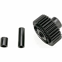 Output gear, 33-tooth (1)/ spacers (2)