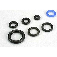O-ring set: for carb base/ air filter adapter/high-speed needle (2)/ low-speed spray bar (2)
