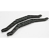 Chassis braces, lower (black) (for long wheelbase chassis) (2)