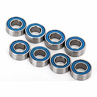 Ball bearings, blue rubber sealed (4x8x3mm) (8)