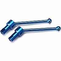Driveshaft assembly, front & rear, 6061-T6 aluminum (blue-anodized) (2)
