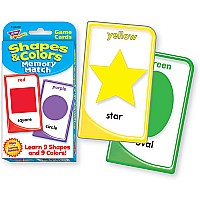 Colors and Shapes Memory Match
