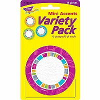 Color Harmony Circles Mini Accents Variety Pack, 36 Ct