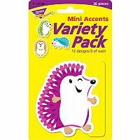 Colorful Hedgehogs Mini Accents Variety Pack, 36 Ct