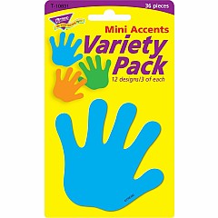 Handprints Mini Accents Variety Pack, 36 Ct