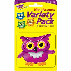 Bright Owls Mini Accents Variety Pack, 36 Ct