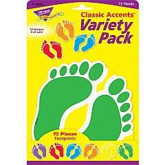 Footprints Classic Accents Variety Pack, 36 Ct