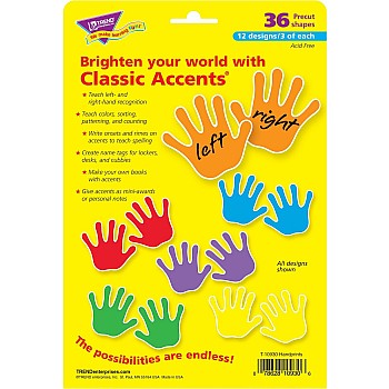 Handprints Classic Accents Variety Pack, 36 Ct