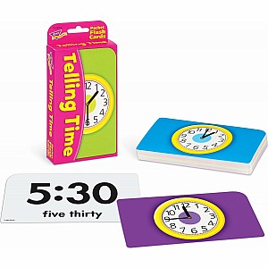 Telling Time Pocket Flash Cards