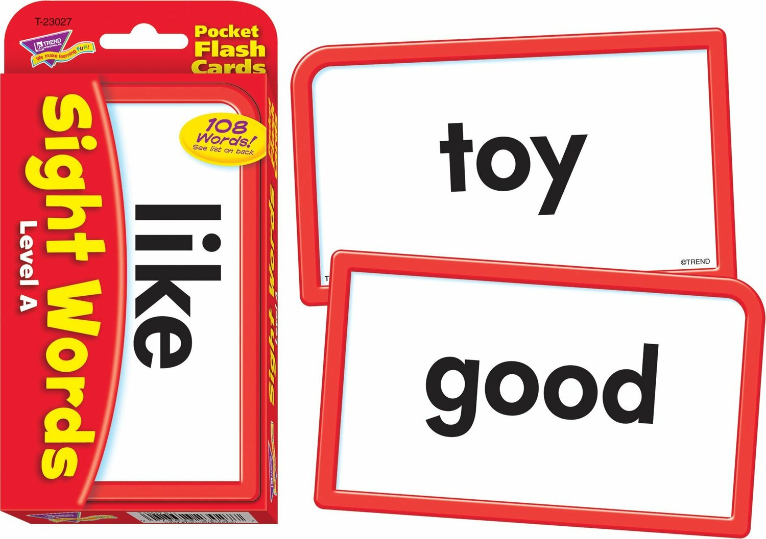 Sight Words  Level A Pocket Flash Cards